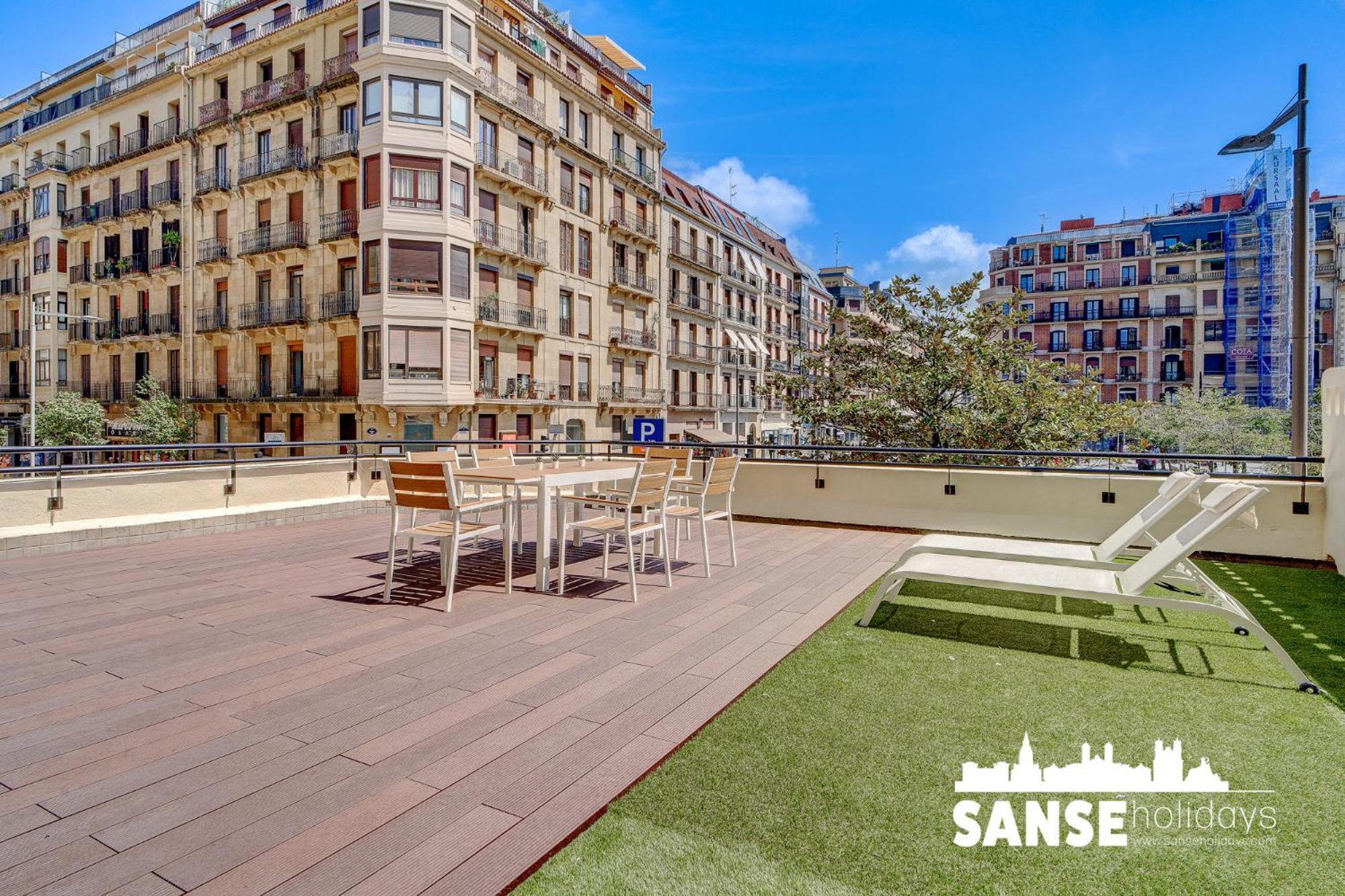 Apartamentos Gran Via By Sanse Holidays サン・セバスティアン エクステリア 写真